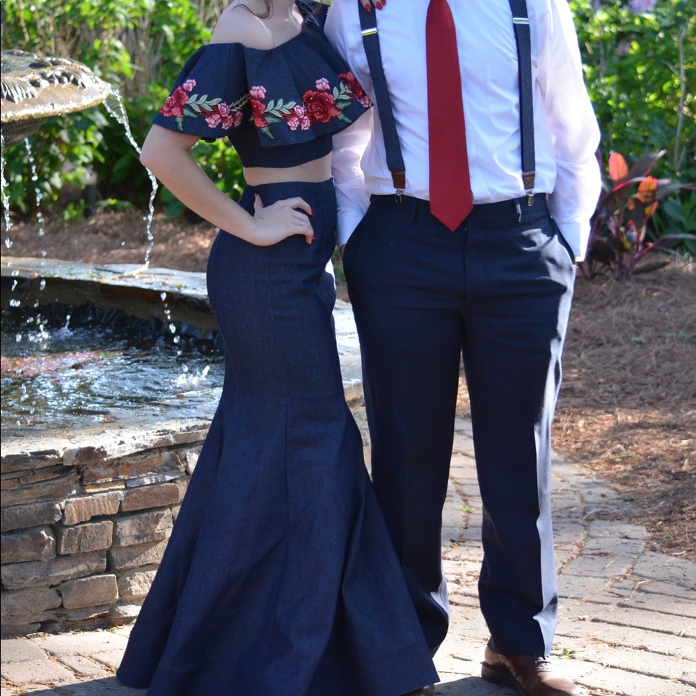 Denim prom dress!!!!